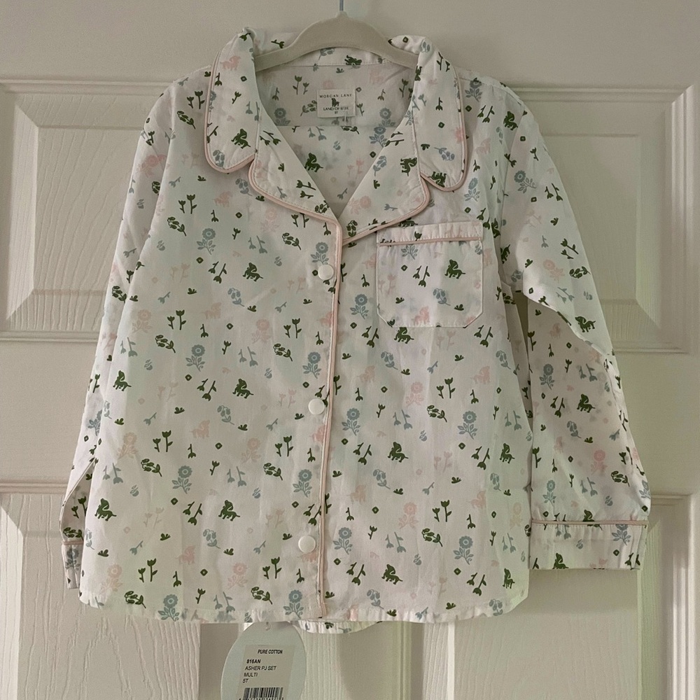Morgan Lane Girls PJ Set Long Sleeve/Pants